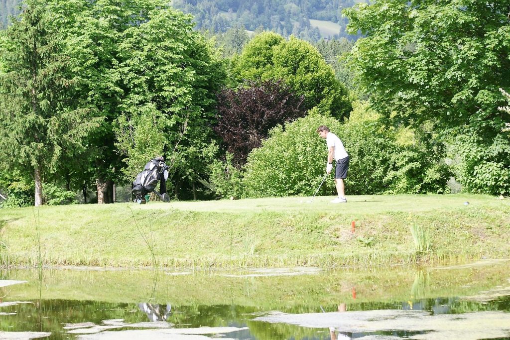 Drautalgolf Berg Wasserbunker beim Drautalgolf in Berg